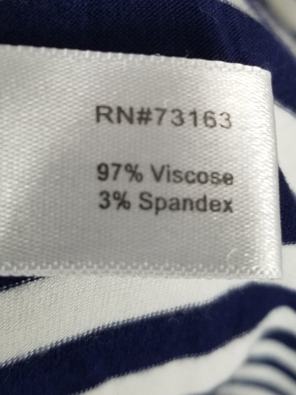 Boston Proper Navy & White Knot-Front Midi Dress - Picture 8 of 8